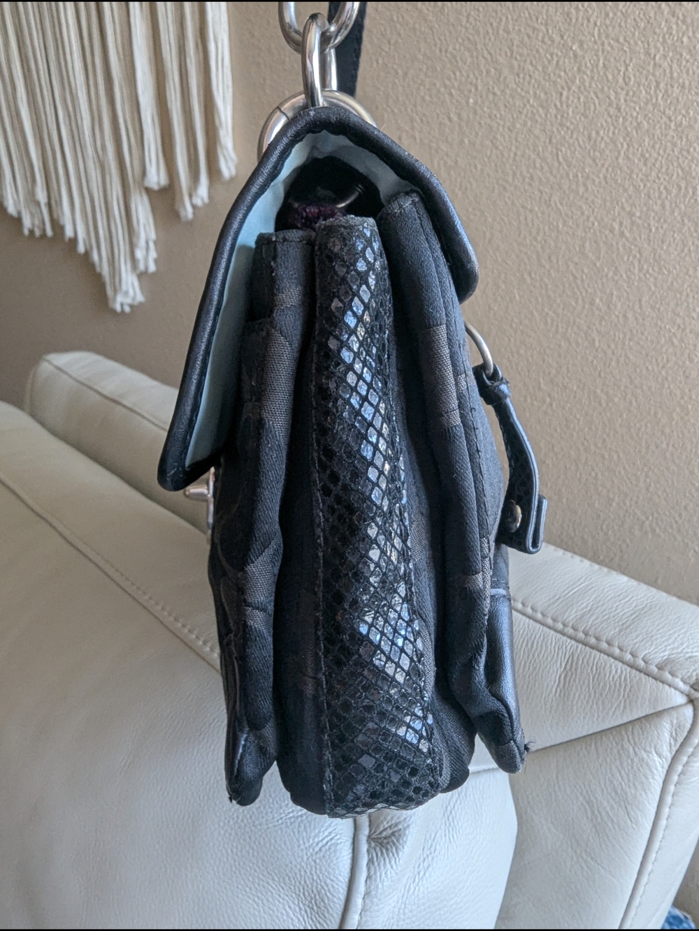 VINTAGE Coach Peyton Signature Flap Shoulder - Picture 7 of 14